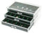 Nwvuop Schmuckschatulle Acryl Schmuckkästchen Ring aufbewahrung Schmuckaufbewahrung Organizer für ohrringe Ring Jewellery Organizer Grün