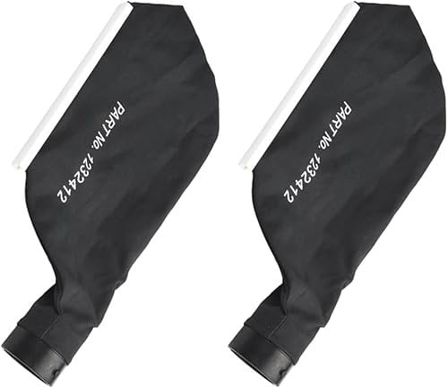 Daaxing Dust Collection Bags Fit for DUB185 DUB186 Rechargeable Leaf Blower, for Quick and Easy Leaf Clean Up,Replace 123241-2 (2PCS)