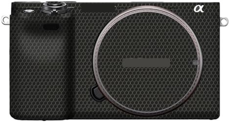 JERXTTON Camera Cover Skin Sticker for Sony A6400 A6300 Camera Protector Film Skin Anti-Scratch Protective Decoration and Wear Resistance(Matrix Black)