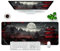 Mousepad Großes 80x30cm Gaming Mousepad XL Desk Pad Groß Mauspad Bürozubehör Schreibtischunterlage (Japanischer Stil)