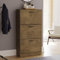 Vida Designs Schuhschrank mit 3 Schubladen, Schuhaufbewahrung, Organizer, ausziehbare Holzmöbel (Antikbraun)