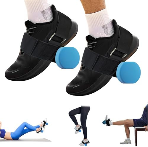 Ankle Straps Gym, Tibialis Trainer Fußgewichte Fußschlaufen, Verstellbar Hanteln Fußschlaufen Gym Ankle Weights Kickbacks Fußschlaufe Gewichte für Beine, 2 StüCk