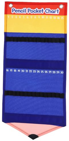 Holibanna Pot à Crayons à Suspendre Trousse à Crayons à Compartiments pour Salle De Classe Suspendu