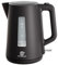 SUPERLEX Wasserkocher 1,7L Kapazität Strix Control Automatische Abschaltung Trockengehschutz Herausnehmbarer Kalkfilter Automatisch öffnender Deckel Kompakt Reisewasserkocher Schwarz Matt 2200W