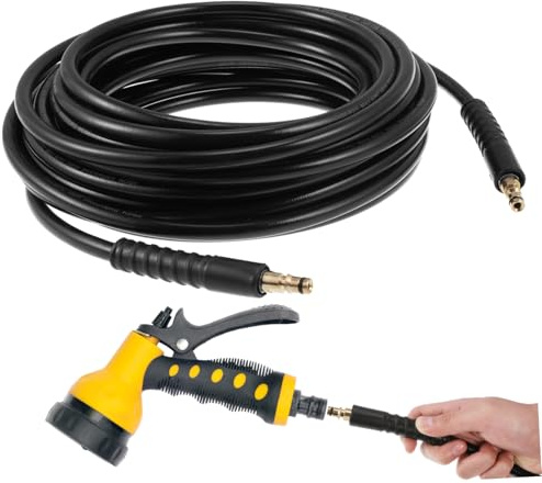 FUNOMOCYA Tubo Flessibile di Ricambio per Idropulitrice Compatibile con Karcher Resistente all Abrasione e Facile da Installare Tubo Acqua Alta Pressione per Pulizia Auto e Condizionatori