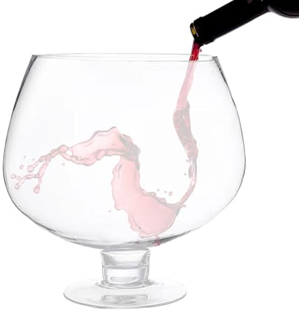 Grande bicchiere da birra – enorme bicchiere da birra con fondo rinforzato, trasparente solido per bevande, cocktail, tè, caffè, succo e acqua | Bicchiere pesante in stile bar per casa, picnic