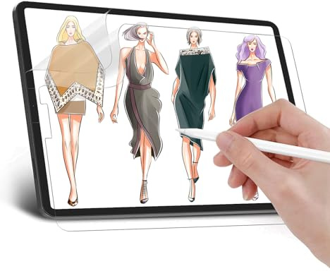 Hoktods 2 Pack Paper Screen Protector Compatible with iPad Mini 7 2024(A17 Pro)/iPad Mini 6 2021(8.3 inch), Anti-Glare, Anti-Blue, Paper-film Screen Protector for Drawing