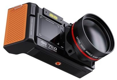 Cámara digital sin espejo 4K 96MP 50X Zoom Wifi Pantalla HD de 3.5 pulgadas para viajes Vlogging Fotografía creación de contenido