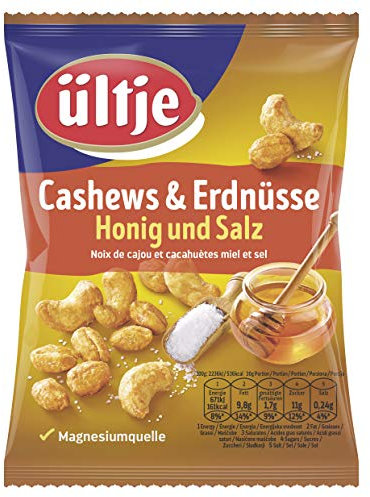 ültje Cashew Erdnuss Mix, Honig & Salz, 12er Pack (12 x 200 g)