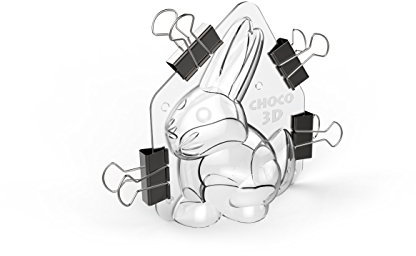 CÉCOA • Moule à Chocolat Lapin • Moule à Chocolats de Pâques • Coque Chocolat Maison • Pince Incluse pour un Démoulage Facile • Idéal pour Pâtisserie Festive et Cadeaux