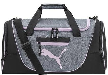 PUMA Damen Evercat Candidate Duffel Bag Trainingstasche, Schwarz/Mehrfarbig, Einheitsgröße