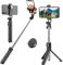 Suchewha Selfie-Stick, ausziehbar, mit Bluetooth-Fernbedienung für iPhone Samsung Galaxy Huawei