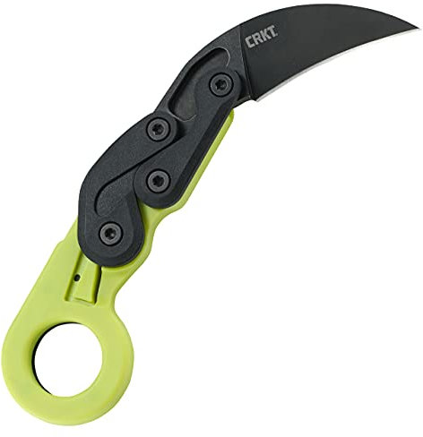 CRKT Provoke Zap Taschenmesser aus grünem Grivory und 4116 - Stahl 18,3 cm