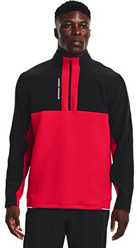 Under Armour Mens UA Storm Daytona 1/2 Zip Golf Sweater - Radio Red - M