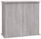 vidaXL Aquariumständer, Aquarium Unterschrank mit viel Stauraum, Aquarium Tisch mit Stabiler Oberplatte, Aquariumschrank Aquarium Halter, Grau Sonoma Holzwerkstoff