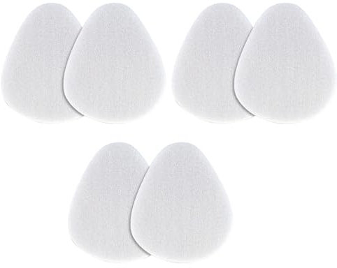 Vorderes Polster, verdicktes halbes Yard-Pad, High-Heels-Polster, weibliches Sommer-Vorderfußpolster, halbes Polster, 3 Paar Mini Drogerieartikel (White, One Size)
