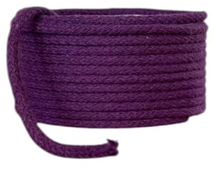 Baumwollkordel 5mm Kordel aus Baumwolle in 26 Farben (1618 - lila, 5 Meter)