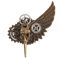 NOPOXA Broche Steampunk pour sac à dos, sac à dos, tickets