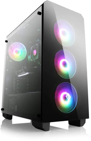 Express PC 1006 mit Core i5-12400F 6× 2500 MHz, 1000 GB M.2 SSD, 16 GB DDR4-RAM, GeForce RTX 4060 Ti, MSI Mainboard, USB 3.2