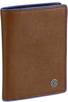 Canal Saint Martin Portefeuille Junior, 13 cm, Cognac