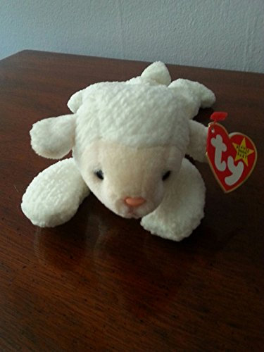 TY*Beanie Baby*Fleece das weiße Lamm/Schäfchen/Schaf* Plüschtier ca.18 cm