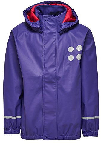 Kabooki Mädchen Jamaica 101 - Rain Jacket Regenjacke, Violett (Dark Purple 690), 7 Jahre EU