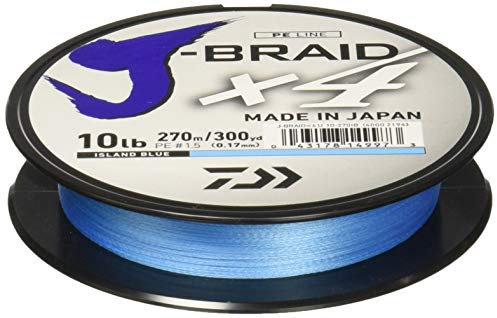Daiwa JB4U10-300IB Angelschnur, Blau (Island Blue), 4,5 kg