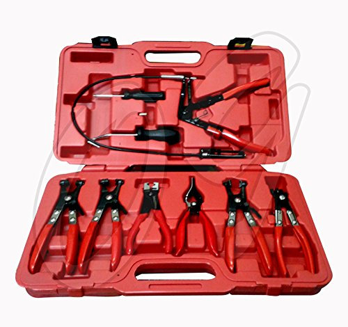 SET PINZE MORSETTO SMONTA FASCETTE AUTO KIT 9PZ PINZA CACCIAVITE PER SMONTAGGIO