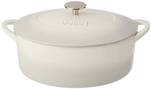 Denby CINC-583 Natural Canvas Cast Iron 4.2L Oval Casserole