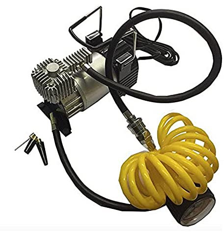 Wheels N Bits 12V Volt Air compressor car van 4x4 suv quick inflate Powerful heavy Duty & Kit
