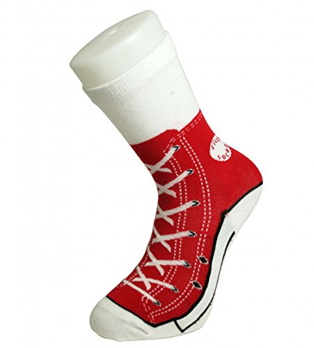 Tobar SNEAKER SOCKS RED SIZE 5-11 One Size 27404