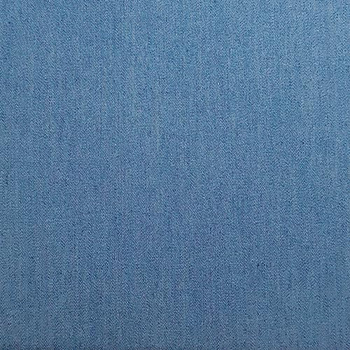 Hellblauer Blusenjeans (3,5 oz), Breite: ca. 1,52 m, Jeansstoff, Meterware per 50 cm