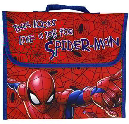 Spiderman Marvel Grundschule Lesetasche, rot, Einheitsgröße, Büchertasche