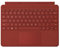 Microsoft Surface Go Signa Type Cover Tastatur, kompatibel mit Surface Go, Mohnrot (Alcantara)