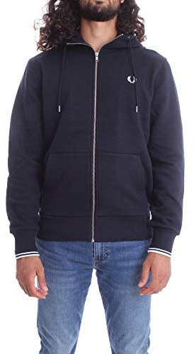 Fred Perry Hooded Zip Through Sweatshirt, Sportjackett - XXL