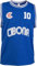 Classic Dražen Petrovic KK Cibona Zagreb Retro Basketball League Play 10 Trikot, blau, XXL