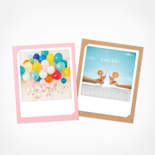 PICKMOTION Jeder Zweck ist möglich | Klappkarten-Set | 2 Klappkarten - inkl. Umschlag, Fotografen von Instagram, designed in Berlin