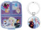 OM SUPPLIES Frozen - Lonchera reutilizable con 3 compartimentos múltiples, incluye llavero de Frozen