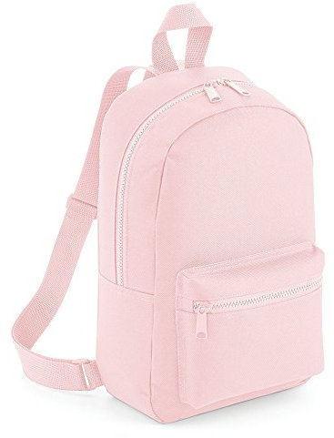 BagBase Mini Essential Fashion Backpack Backpack, Adults Unisex, Powder Pink (Pink), One Size
