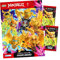 Lego Ninjago Karten Trading Cards Serie 8 - CRYSTALIZED (2023) - 1 Sammelmappe + 2 Booster Sammelkarten Bundle + 10 Originale Hüllen