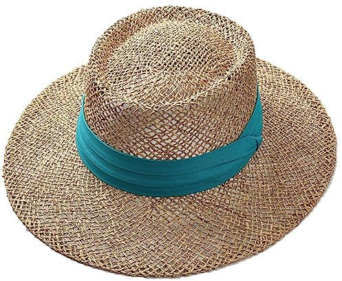 Lipfer Reisen Hohl Flache Krempe Hut Damen Sommer Konkav Runden Sonnenhut Strandhut Band