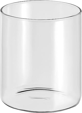 PATIKIL 3.9x3.3 Klar Glas Zylinder Vase Durchsichtig | Tischplatte Blumen Vase Schwebende Kerze Halter Vase, Für Haus Dekor Hochzeit Mittelstücke
