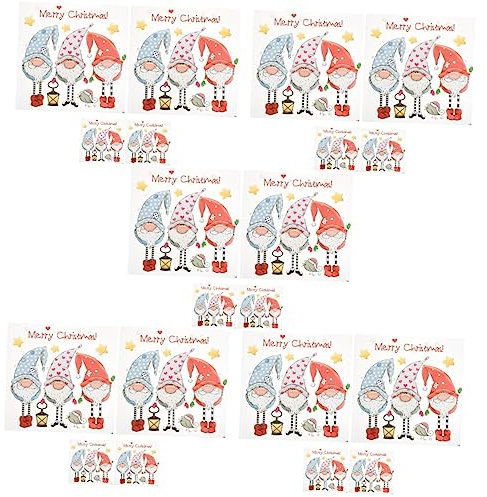 VILLCASE 20 Stk Weihnachts-wärmeübertragungsmalerei Wichtel-bügelbild Zum Aufbügeln Für T-shirts Namensschild-aufkleber Als Geschenk Kleidung Kissenbezug Männer Und Frauen Sublimationsfolie