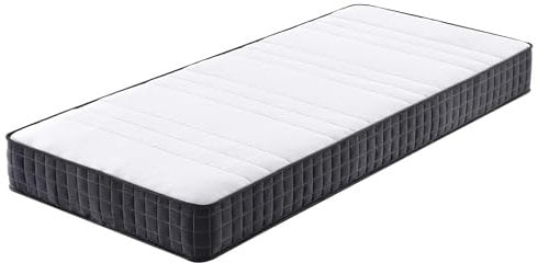 Arensberger Lara Federkernmatratze 120x200 cm - 19cm Höhe - Matratze mit Schaumstoff Schicht - H2 H3 Mittelfest – 7 Zonen - Taschenfederkern - Liegekomfort