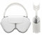 wigmoa SY-K Smart Case for Airpods Max, Sleep Mode Compatible, Anti-Scratch and Dust, Portable Carry Travel Case (White)