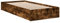 vidaXL Bettgestell, Bett mit Schubladen für Schlafzimmer, Bettrahmen mit Lattenrost, Schlafzimmerbett Einzelbett, Räuchereiche 90x200cm Holzwerkstoff