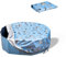 FuzzFables Foldable Dog Pet Small Swimming Pool Cover (Not Include Pool), Fit 31.5 Dog Bath Pool, Summer Outdoor Washable Waterproof Dust protection Swimming Pool Cover 31.5 x 8