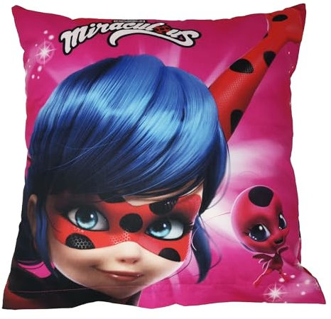 Jerry Fabrics Kinder Kissenbezug Kissenhülle Zierkissenhülle Zierkissenbezug 40x40 ohne Füllung ohne Kissen aus Baumwolle Lady Bug