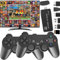 Retro Konsole Spielkonsole Game Stick, Retrolink 20.000+ Spiele mit 2 Wireless Controller, Retro Konsole Plug & Play Game Stick TV HDMI, Geschenk für Erwachsene & Familien (T-MAX)