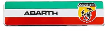 Auto Emblem Aufkleber für Abarth Bravo Scorpion Palio Ducato, Logo Abzeichen Dekoration Aufkleber Abzeichen Buchstaben Abzeichen Aufkleber, Auto Dekoration Zubehör